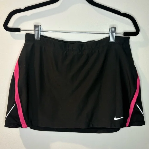 Nike Fit Dry Black and Pink tennis Skort #34 - Picture 2 of 4